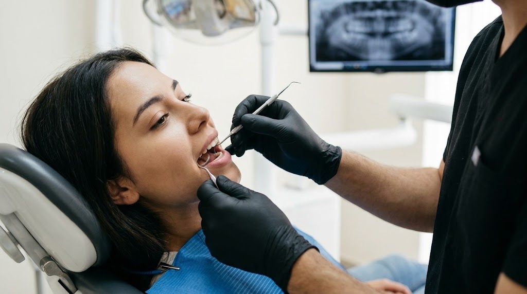 Elementos de higiene oral sobre lino (imagen ilustrativa)